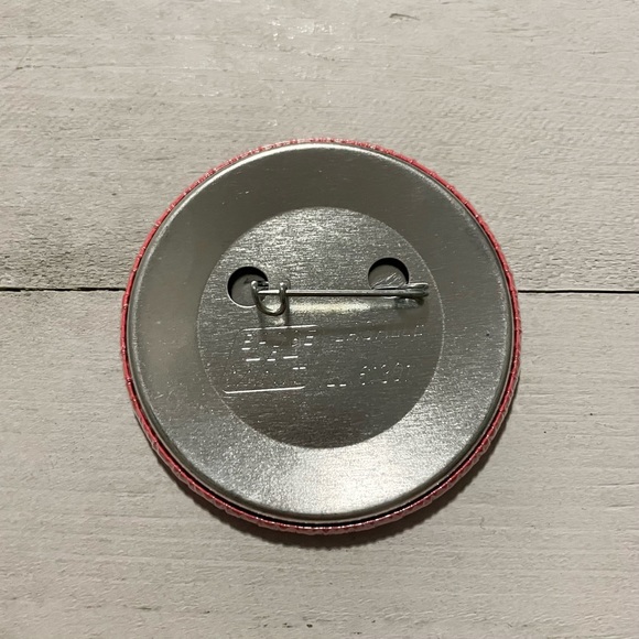 If I Followed You Home Panda Vintage Novelty Pin Back Button - Picture 2 of 2